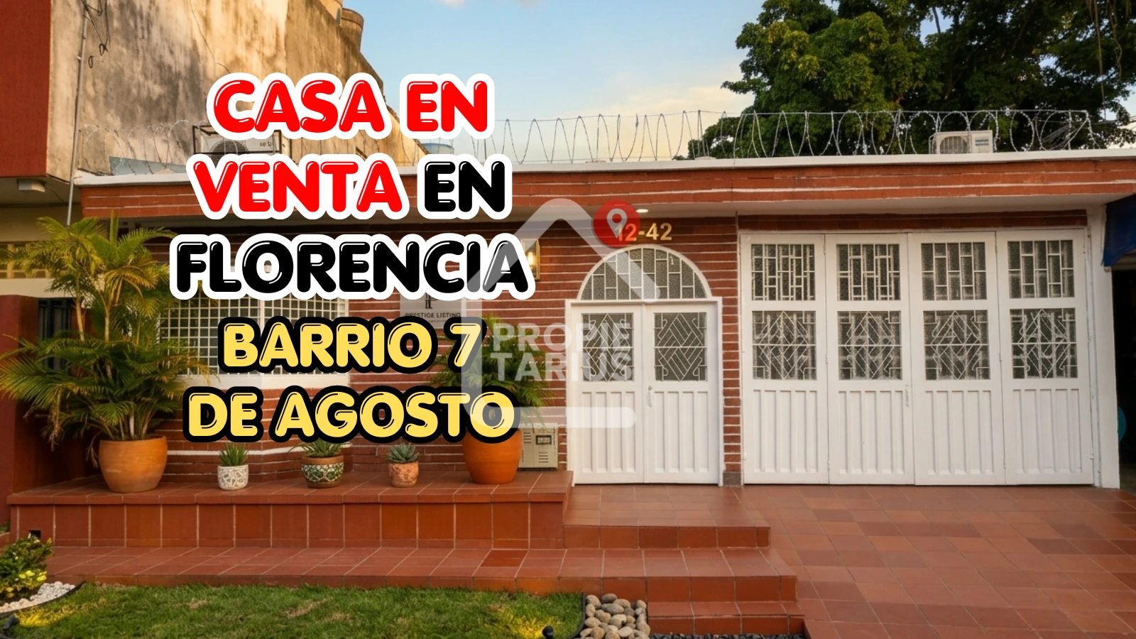 Casa en venta sobre vía principal del barrio 7 de Agosto con potencial comercial y residencial en Florencia Caquetá