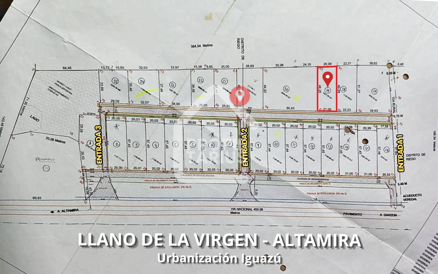 Lote en venta en Altamira Huila – 1.027 m² en Urbanización Iguazú – Llano de la Virgen